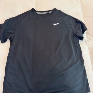 Nike Kids Dry-Fit Black Tennis T-Shirt